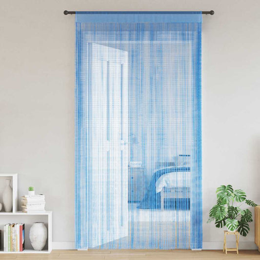 Koordgordijnen 2 st 100x250 cm lichtblauw is nu te koop bij PeponiXL, paradijselijk wonen!