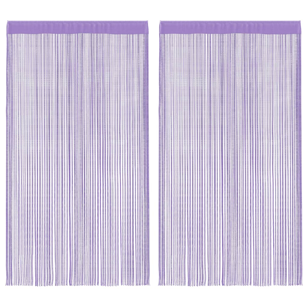 Koordgordijnen 2 st 100x250 cm paars is nu te koop bij PeponiXL, paradijselijk wonen!