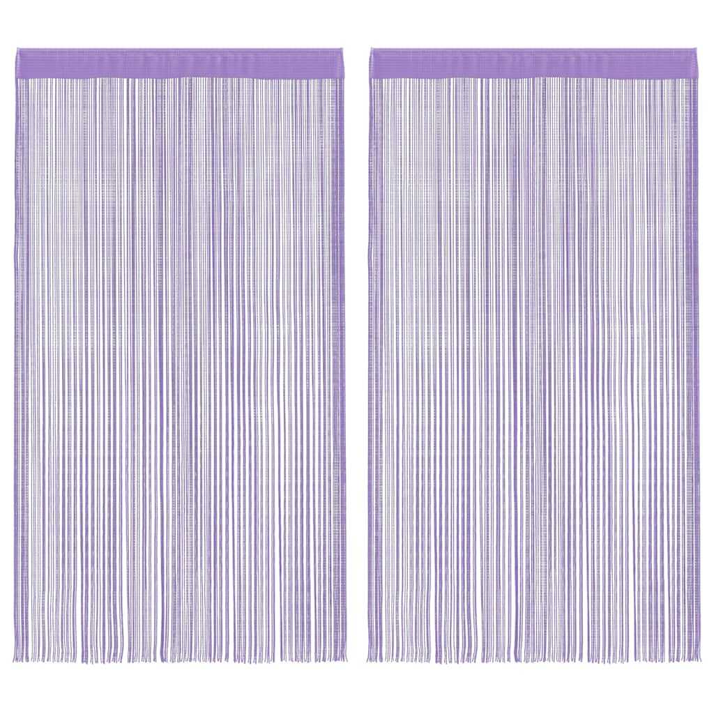 Koordgordijnen 2 st paars 140x250 cm is nu te koop bij PeponiXL, paradijselijk wonen!