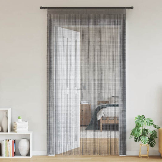 Draadgordijnen 2 stuks Antraciet 140x250 cm is nu te koop bij PeponiXL, paradijselijk wonen!