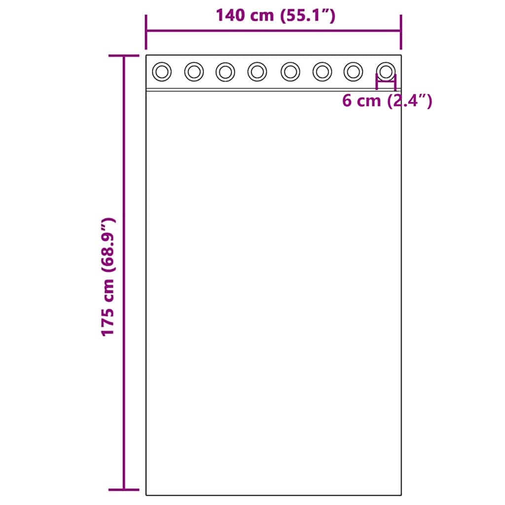 Gordijnen voile met doorvoertules 2 st 140x175 cm crèmekleurig is nu te koop bij PeponiXL, paradijselijk wonen!
