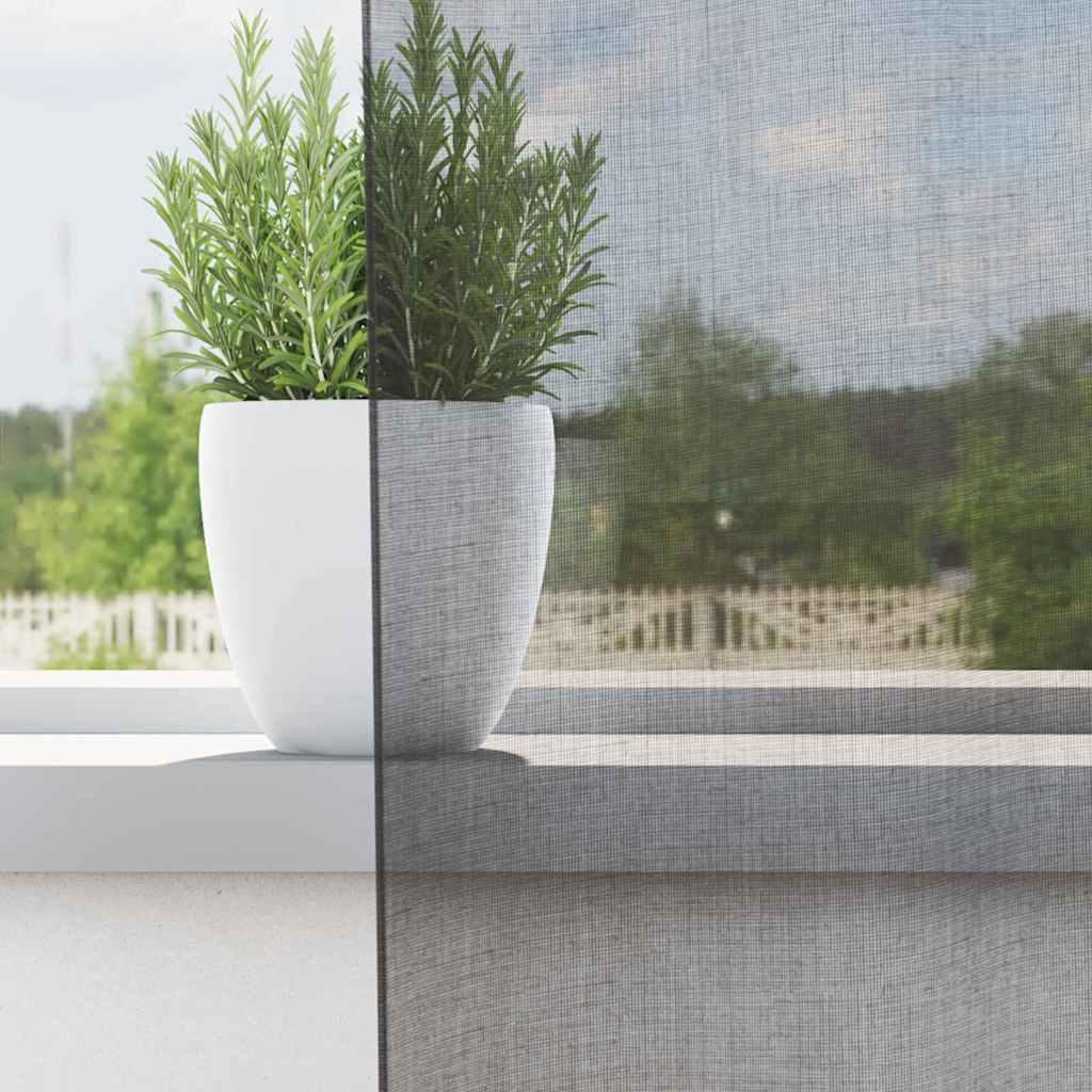 Gordijnen voile met doorvoertules 2 st 140x260 cm donkergrijs is nu te koop bij PeponiXL, paradijselijk wonen!
