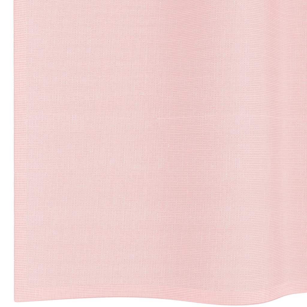 Gordijnen voile met doorvoertules 2 st 140x245 cm lichtroze is nu te koop bij PeponiXL, paradijselijk wonen!