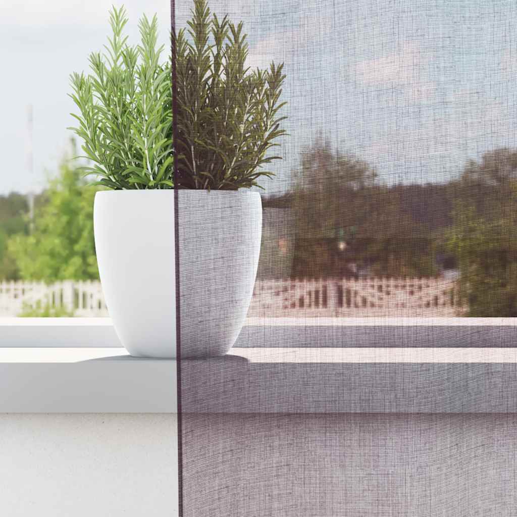 Gordijnen voile met doorvoertules 2 st 140x245 cm paars is nu te koop bij PeponiXL, paradijselijk wonen!