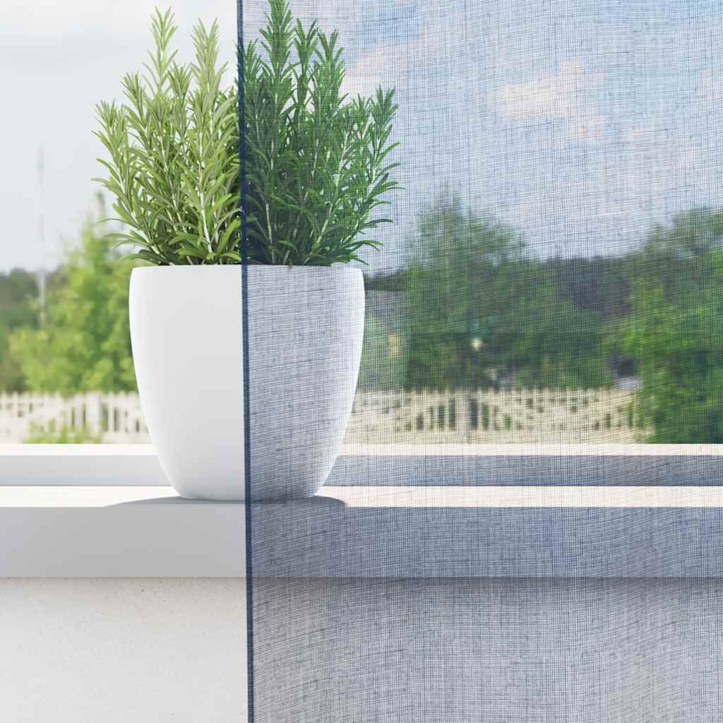 Gordijnen voile met doorvoertules 2 st koningsblauw is nu te koop bij PeponiXL, paradijselijk wonen!