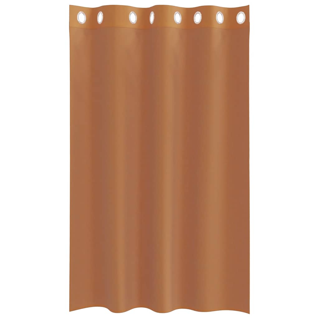 Gordijnen voile met doorvoertules 2 st terracotta is nu te koop bij PeponiXL, paradijselijk wonen!