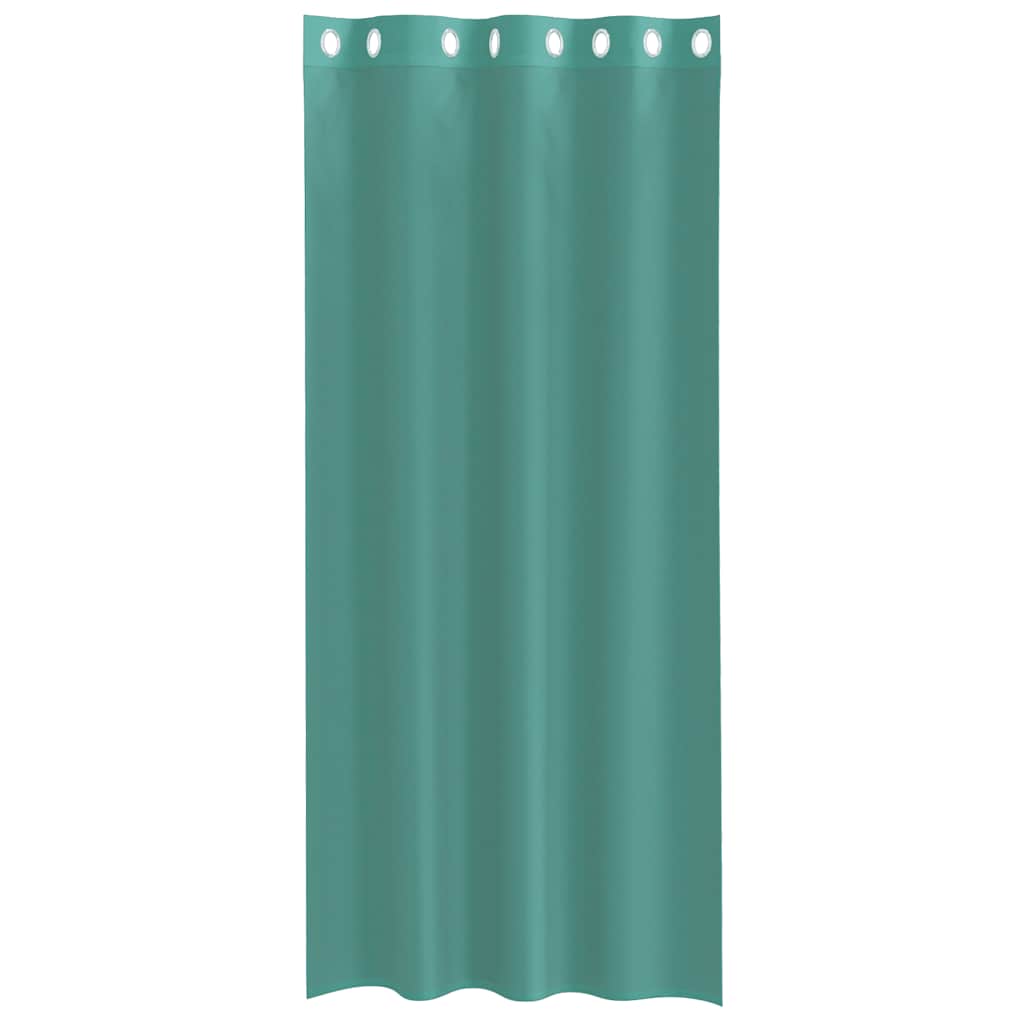 Gordijnen voile met doorvoertules 2 st turkoois is nu te koop bij PeponiXL, paradijselijk wonen!