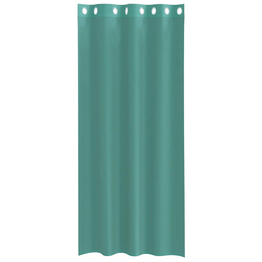 Gordijnen voile met doorvoertules 2 st turkoois is nu te koop bij PeponiXL, paradijselijk wonen!