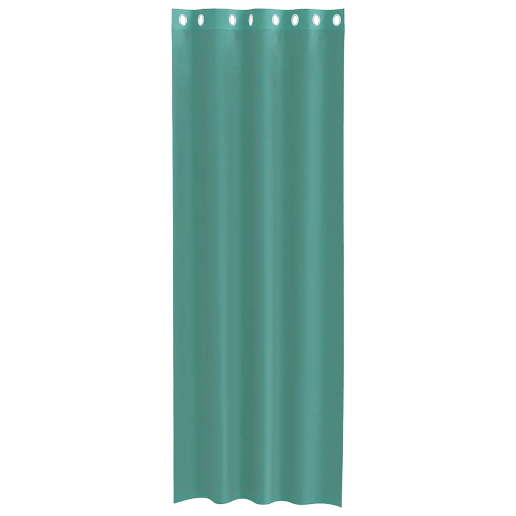 Gordijnen voile met doorvoertules 2 st turkoois is nu te koop bij PeponiXL, paradijselijk wonen!