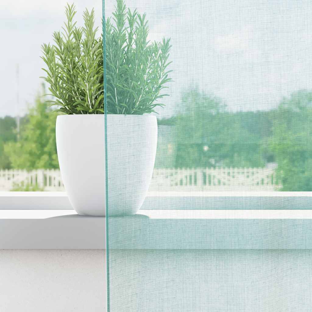 Gordijnen voile met doorvoertules 2 st turkoois is nu te koop bij PeponiXL, paradijselijk wonen!