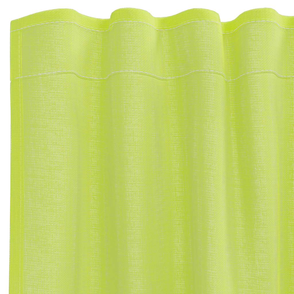 Gordijnen voile met roedezakken 2 st appelgroen is nu te koop bij PeponiXL, paradijselijk wonen!