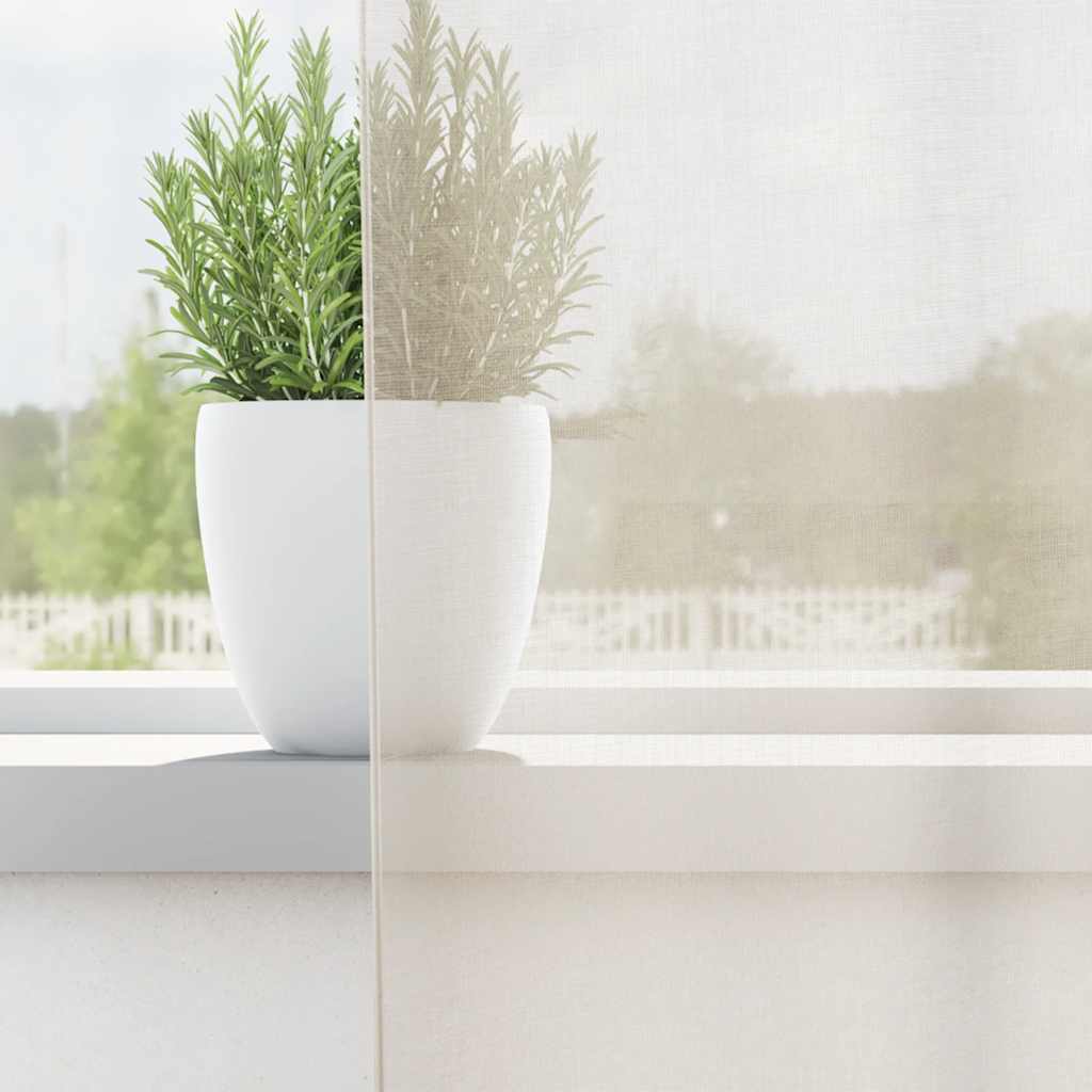 Gordijnen voile met roedezakken 2 st crèmekleurig is nu te koop bij PeponiXL, paradijselijk wonen!