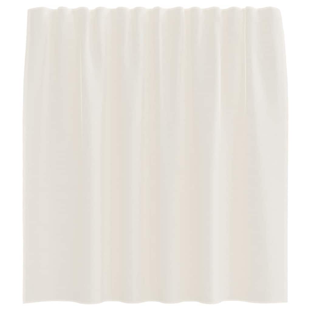 Gordijnen voile met roedezakken 2 st crèmekleurig is nu te koop bij PeponiXL, paradijselijk wonen!