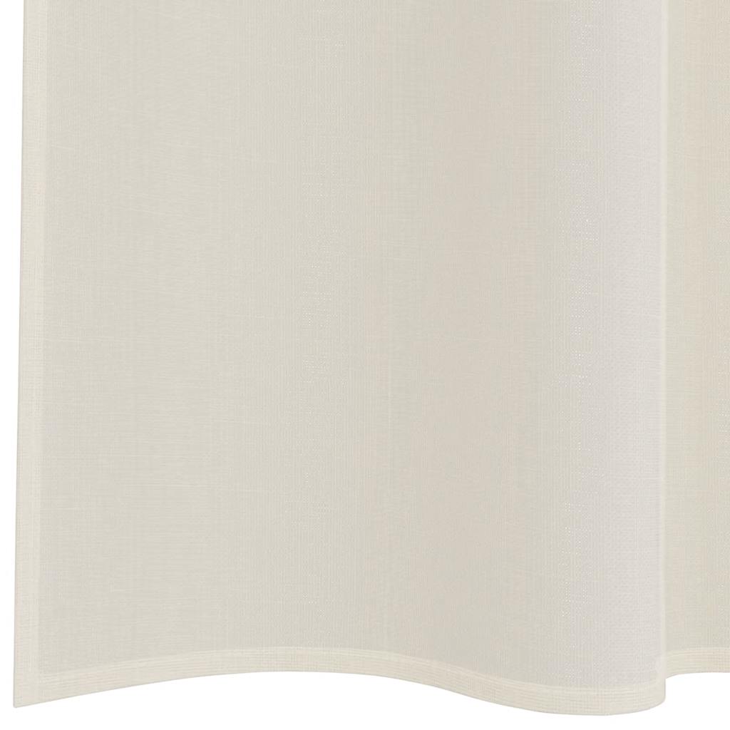 Gordijnen voile met roedezakken 2 st crèmekleurig is nu te koop bij PeponiXL, paradijselijk wonen!