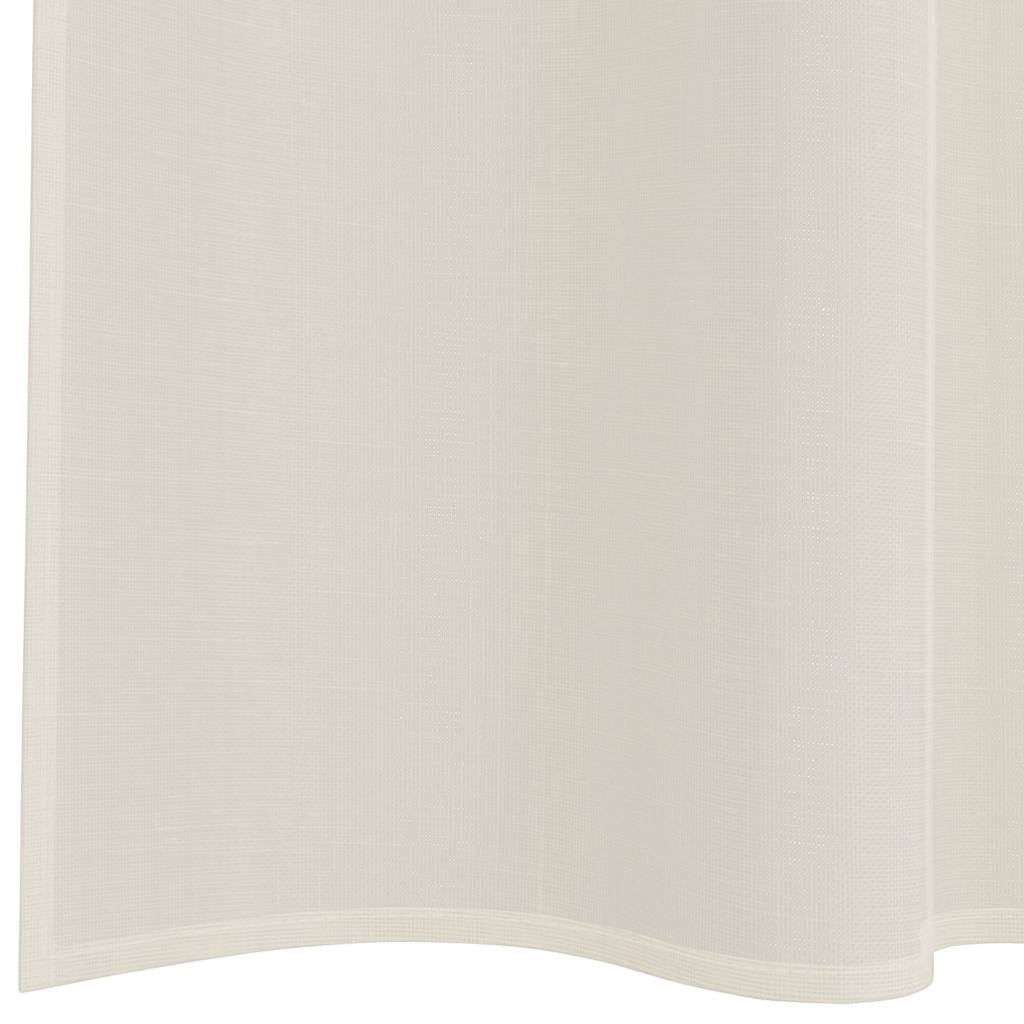 Gordijnen voile met roedezakken 2 st crèmekleurig is nu te koop bij PeponiXL, paradijselijk wonen!