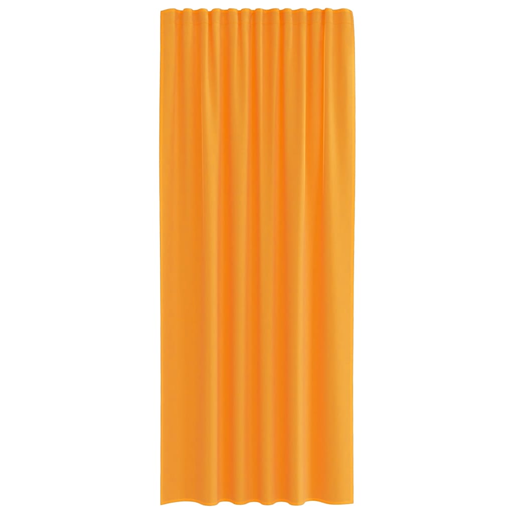 Gordijnen voile met roedezakken 2 st oranje is nu te koop bij PeponiXL, paradijselijk wonen!