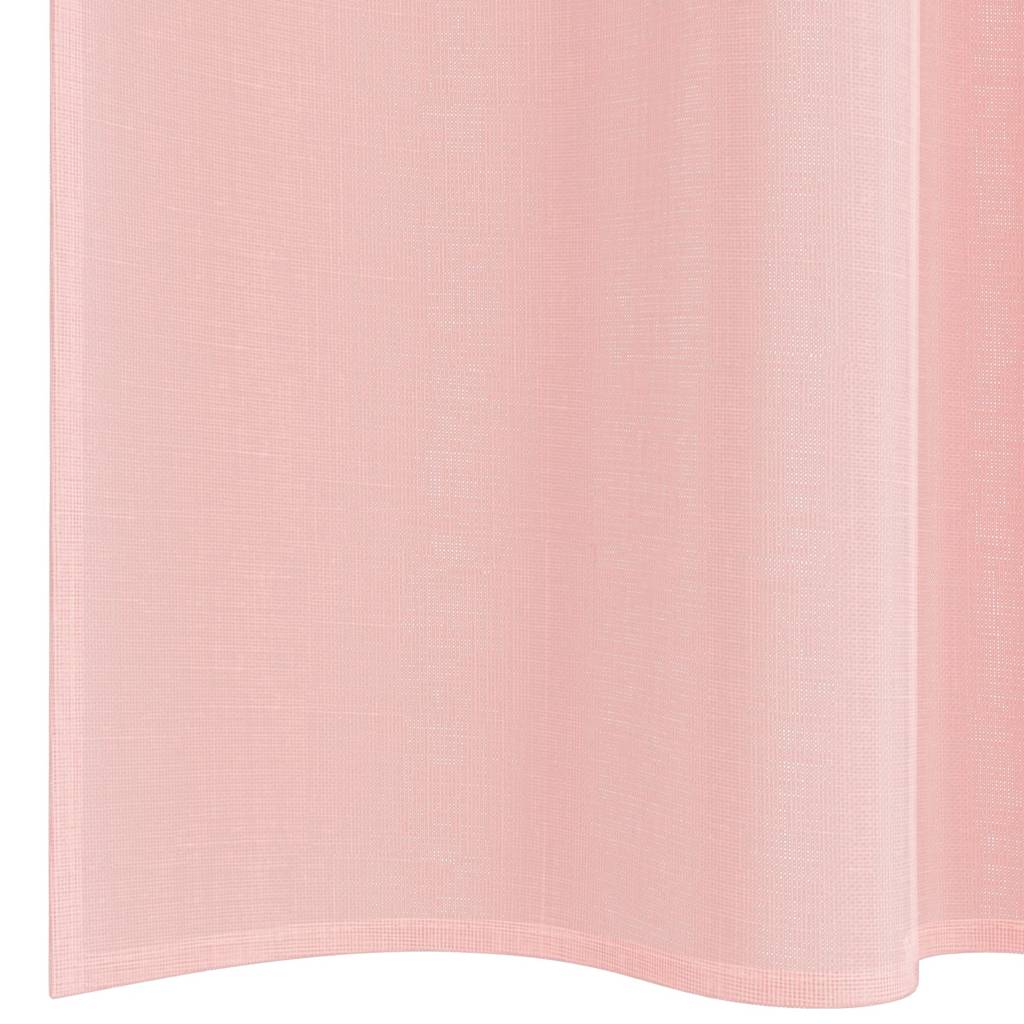 Gordijnen voile met roedezakken 2 st roze is nu te koop bij PeponiXL, paradijselijk wonen!