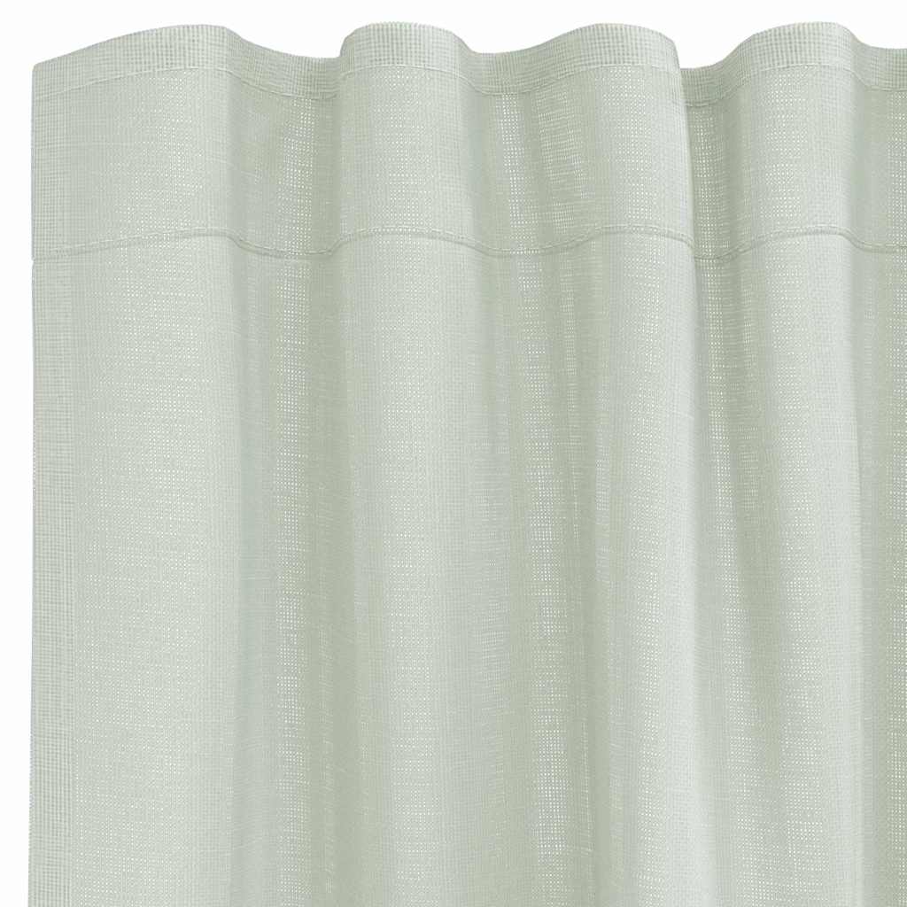 Gordijnen voile met roedezakken 2 st lichtgrijs is nu te koop bij PeponiXL, paradijselijk wonen!