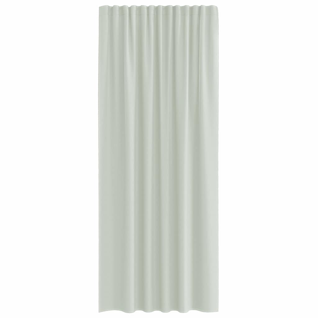 Gordijnen voile met roedezakken 2 st lichtgrijs is nu te koop bij PeponiXL, paradijselijk wonen!
