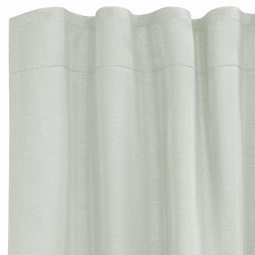Gordijnen voile met roedezakken 2 st lichtgrijs is nu te koop bij PeponiXL, paradijselijk wonen!