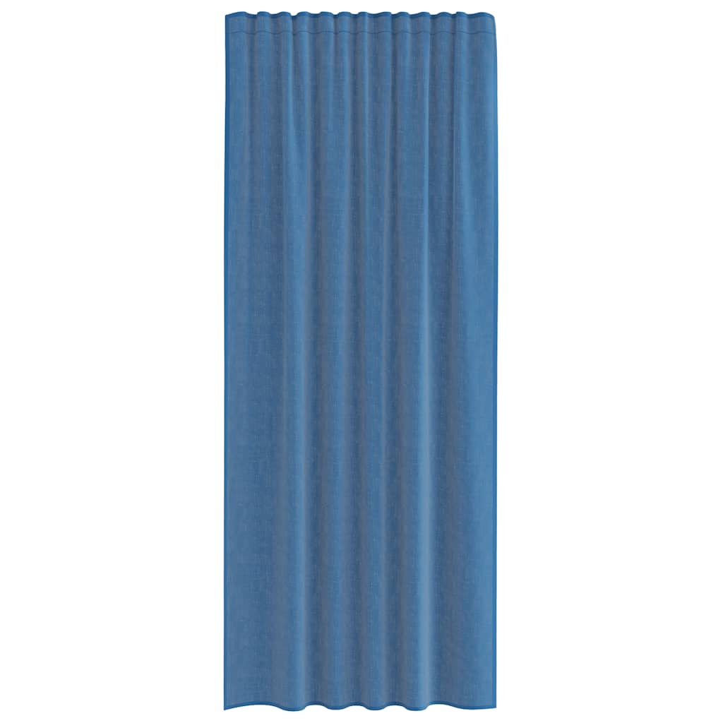 Gordijnen voile met roedezakken 2 st koningsblauw is nu te koop bij PeponiXL, paradijselijk wonen!