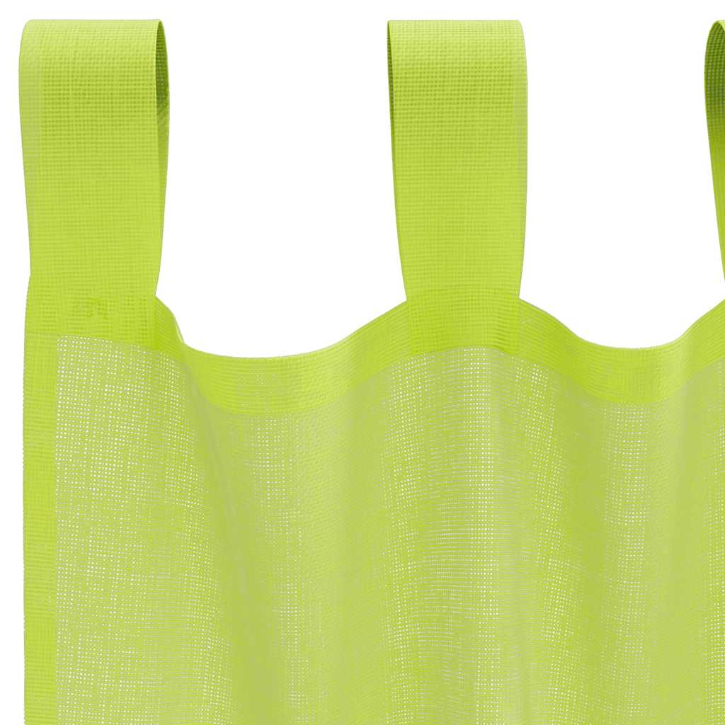 Gordijnen voile met lipje Top 2 st Appelgroen is nu te koop bij PeponiXL, paradijselijk wonen!