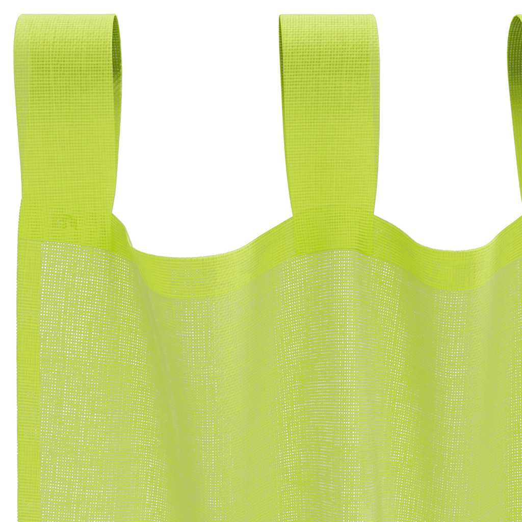 Gordijnen voile met lipje Top 2 st Appelgroen is nu te koop bij PeponiXL, paradijselijk wonen!