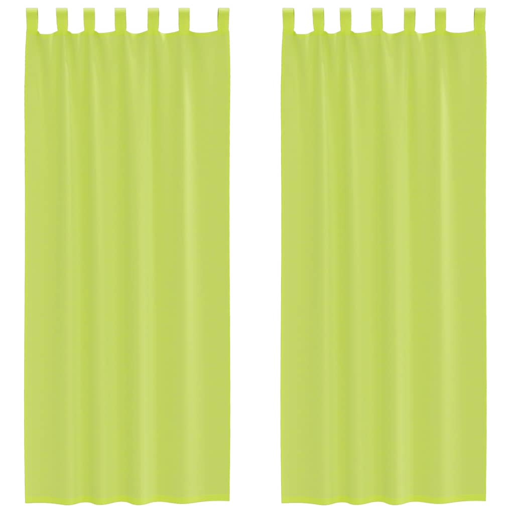 Gordijnen voile met lipje Top 2 st Appelgroen is nu te koop bij PeponiXL, paradijselijk wonen!