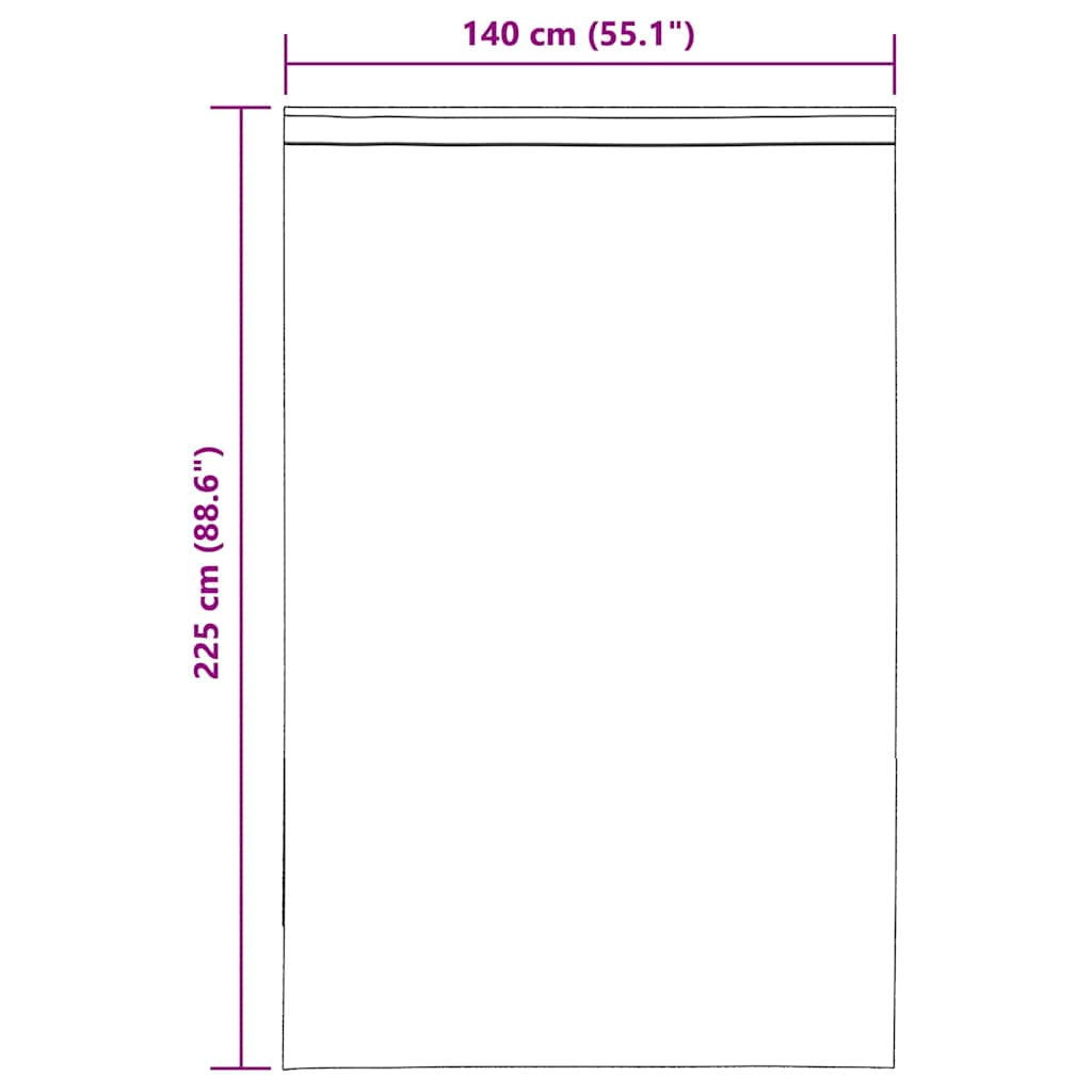 Gordijnen voile met tab top 2 st bruin is nu te koop bij PeponiXL, paradijselijk wonen!