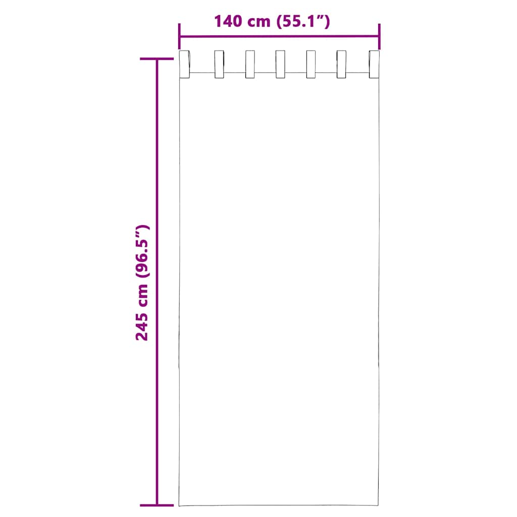 Gordijnen voile met tab top 2 st bruin is nu te koop bij PeponiXL, paradijselijk wonen!
