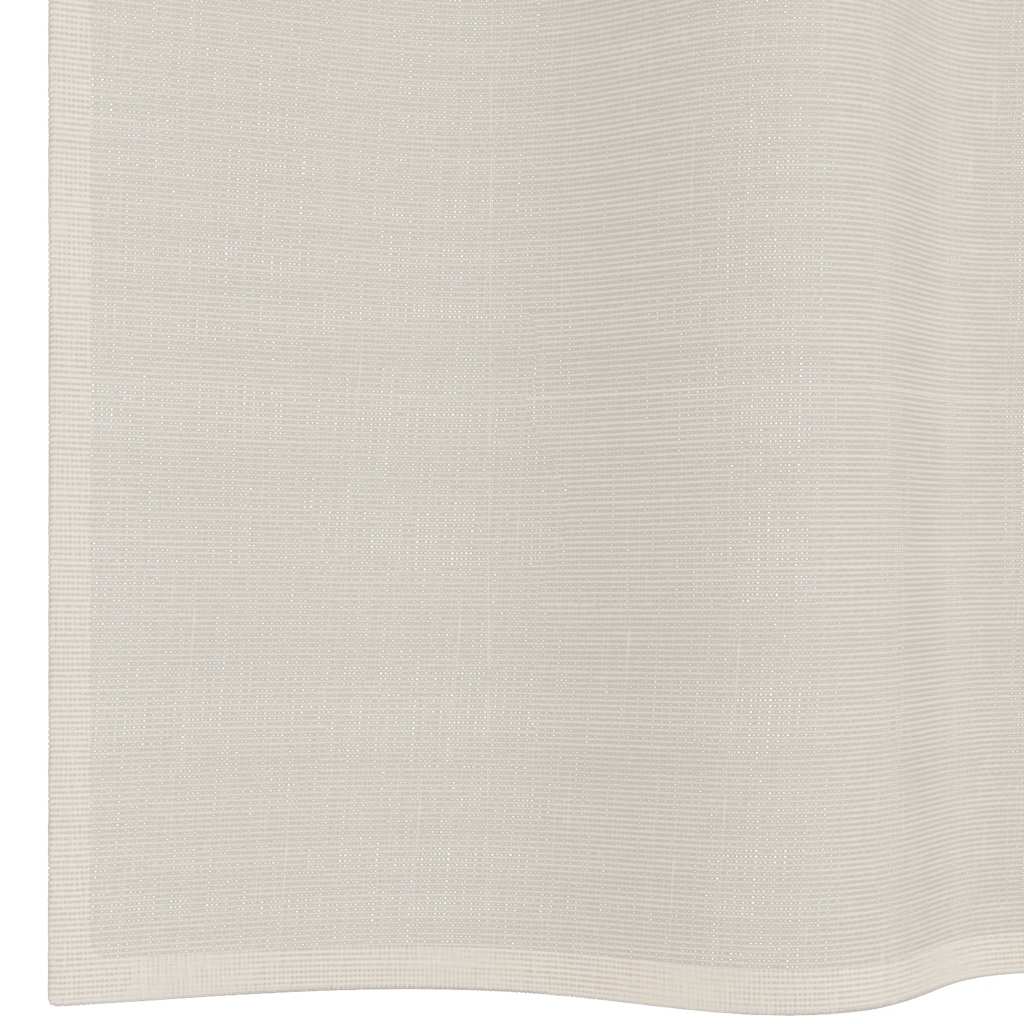 Gordijnen voile met Tab Top 2 st crèmekleurig is nu te koop bij PeponiXL, paradijselijk wonen!