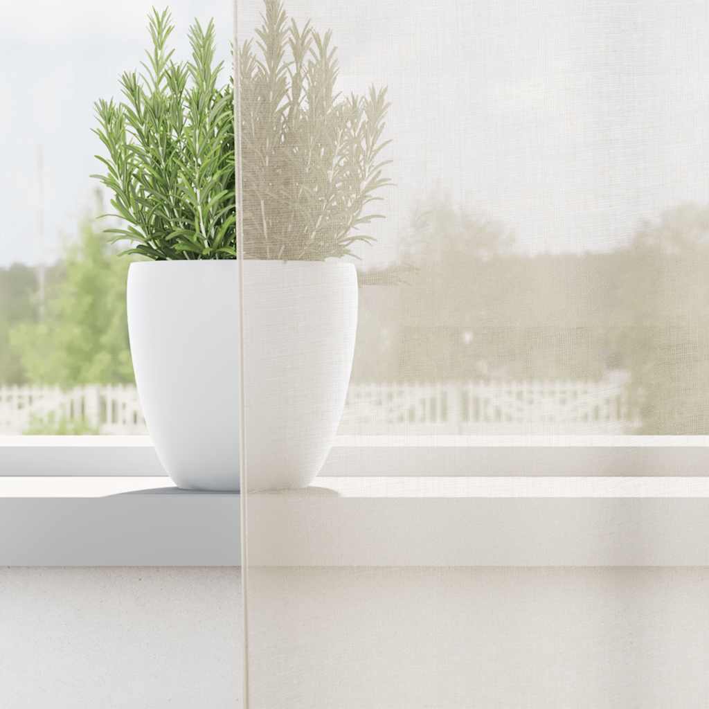 Gordijnen voile met Tab Top 2 st crèmekleurig is nu te koop bij PeponiXL, paradijselijk wonen!