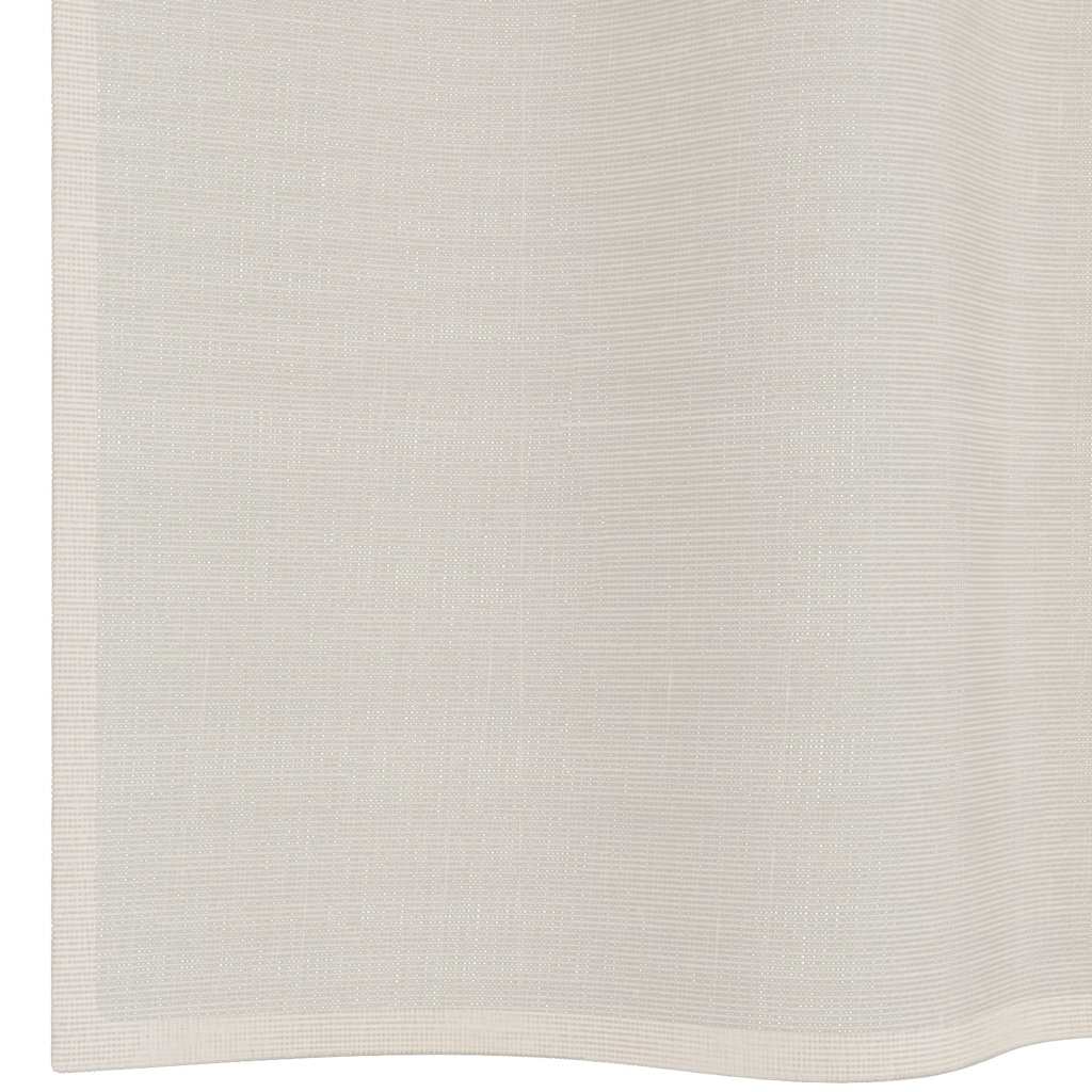 Gordijnen voile met Tab Top 2 st crèmekleurig is nu te koop bij PeponiXL, paradijselijk wonen!