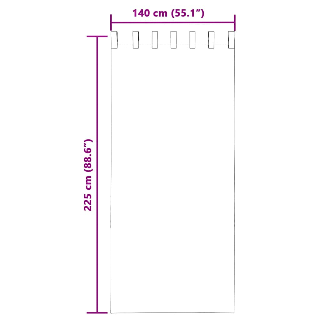 Gordijnen voile met lussen 2 st 140x225 cm donkergrijs is nu te koop bij PeponiXL, paradijselijk wonen!