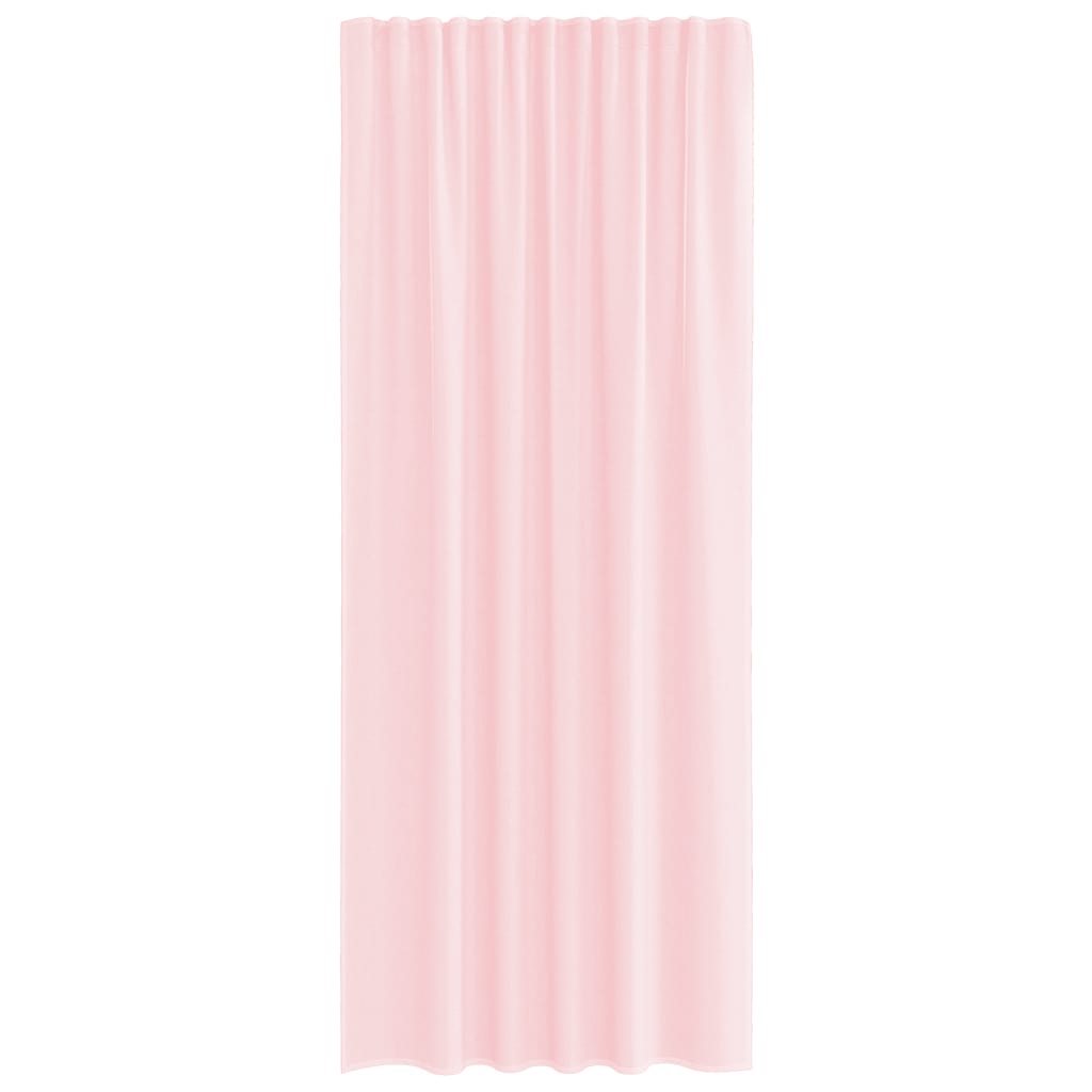 Gordijnen voile met lussen 2 st 140x245 cm lichtroze is nu te koop bij PeponiXL, paradijselijk wonen!