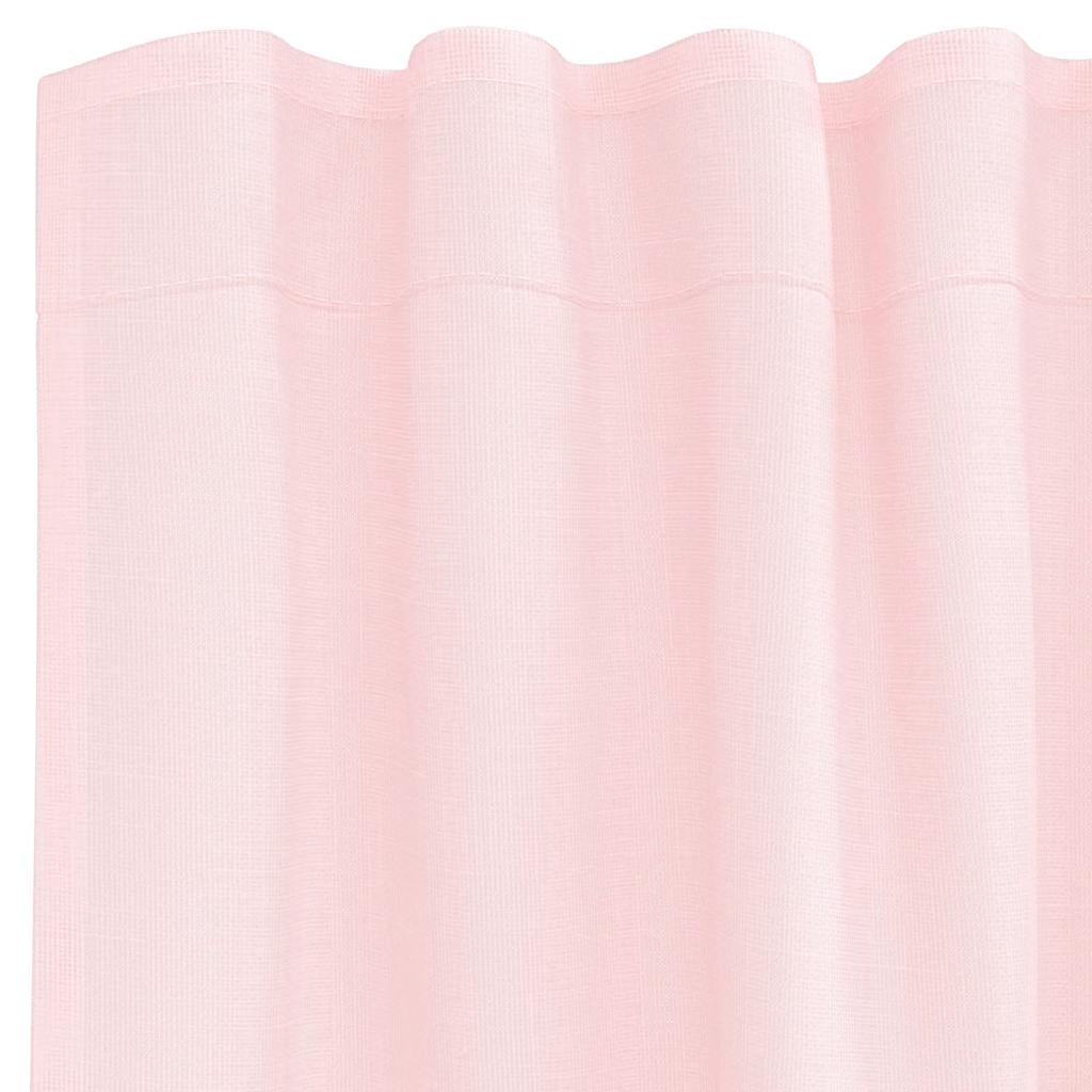 Gordijnen voile met lussen 2 st 140x260 cm lichtroze is nu te koop bij PeponiXL, paradijselijk wonen!