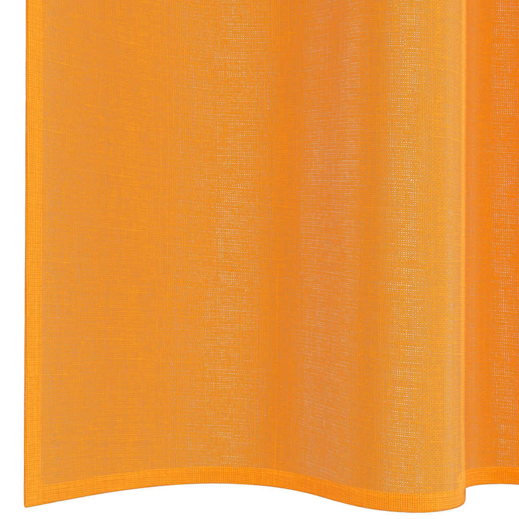Gordijnen Voile met lussen 2 st 140x260 cm oranje is nu te koop bij PeponiXL, paradijselijk wonen!