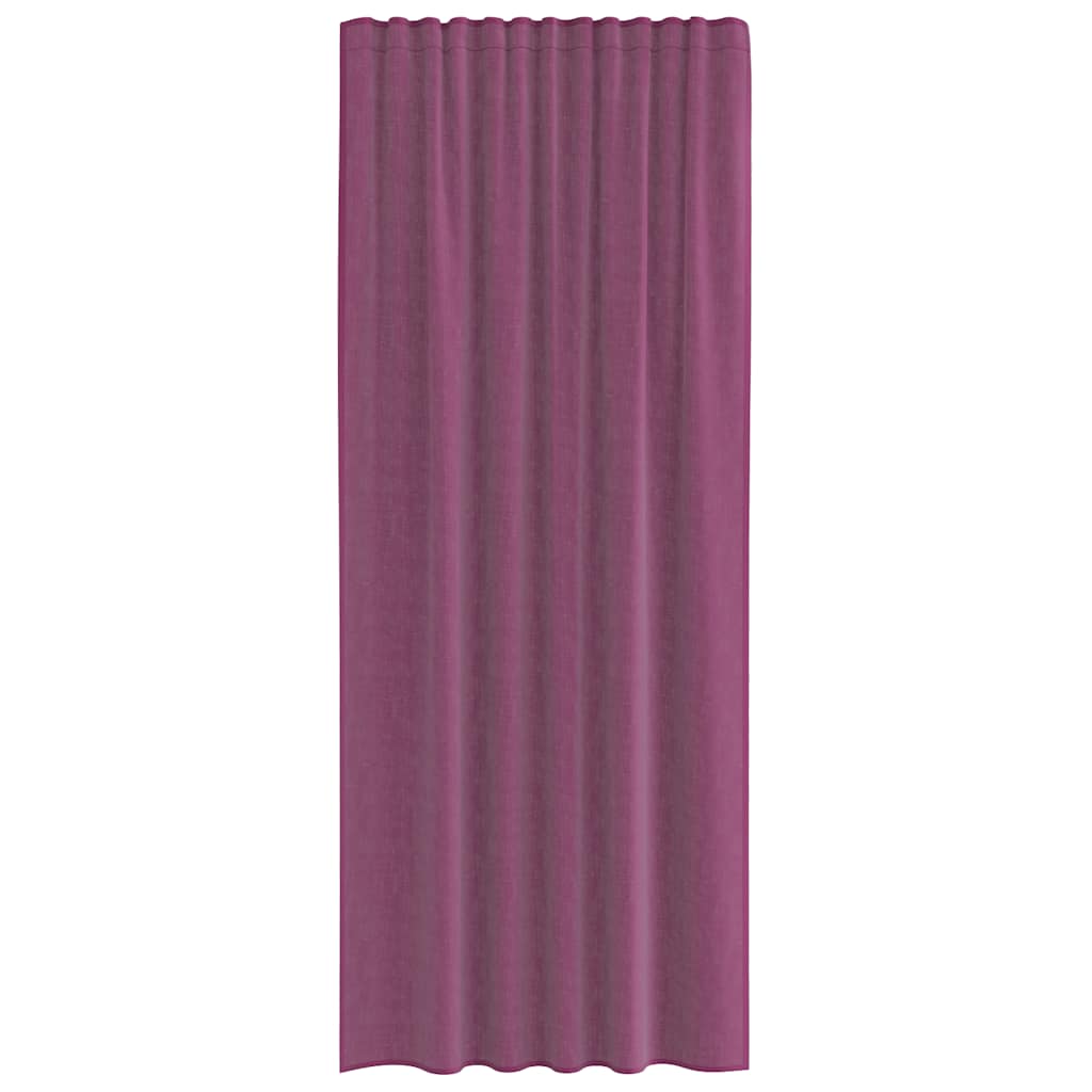 Gordijnen met lussen 2 st 140x245 cm paars is nu te koop bij PeponiXL, paradijselijk wonen!