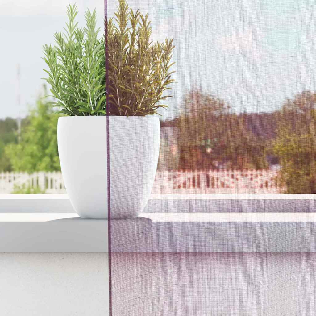 Gordijnen met lussen 2 st 140x260 cm paars is nu te koop bij PeponiXL, paradijselijk wonen!