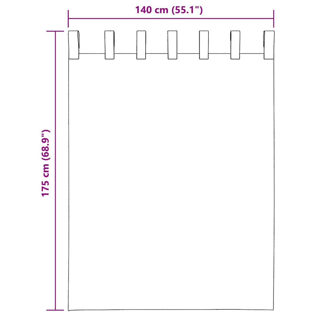 Gordijnen voile met lussen 2 st 140x175 cm koningsblauw is nu te koop bij PeponiXL, paradijselijk wonen!