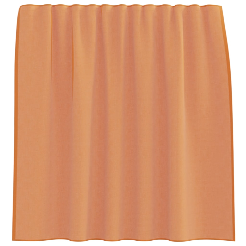 Voile gordijnen met lussen 2 st terracotta 140x140 cm is nu te koop bij PeponiXL, paradijselijk wonen!