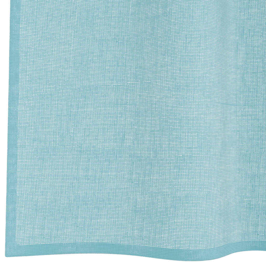 Gordijnen met lussen 2 st 140x260 cm turkoois is nu te koop bij PeponiXL, paradijselijk wonen!