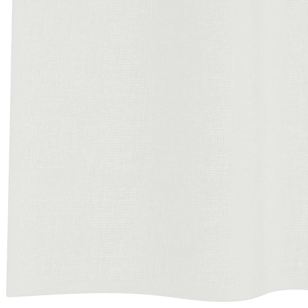 Gordijnen voile met lussen 2 st 140x175 cm wit is nu te koop bij PeponiXL, paradijselijk wonen!
