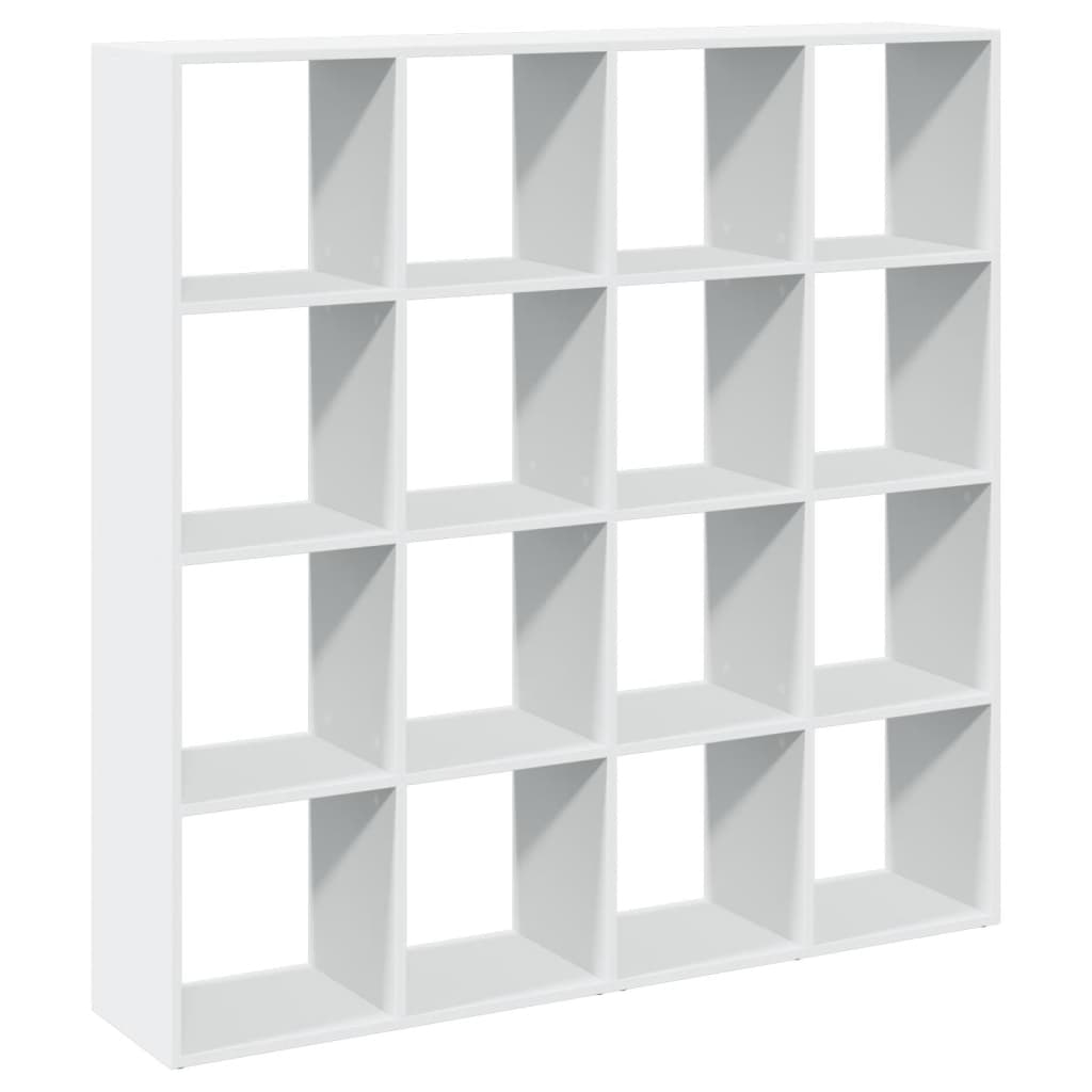 Boekenkast 137,5x29x137,5 cm bewerkt hout wit is nu te koop bij PeponiXL, paradijselijk wonen!