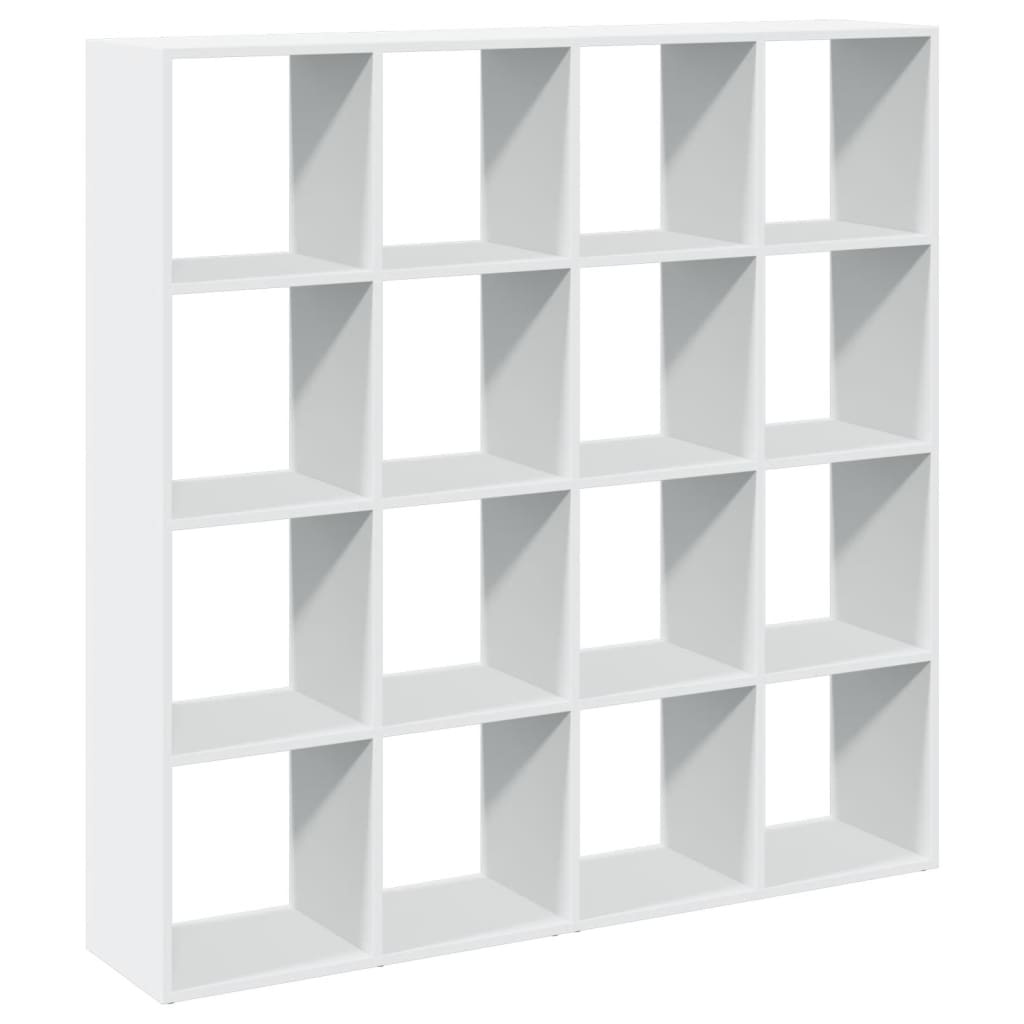 Boekenkast 137,5x29x137,5 cm bewerkt hout wit is nu te koop bij PeponiXL, paradijselijk wonen!