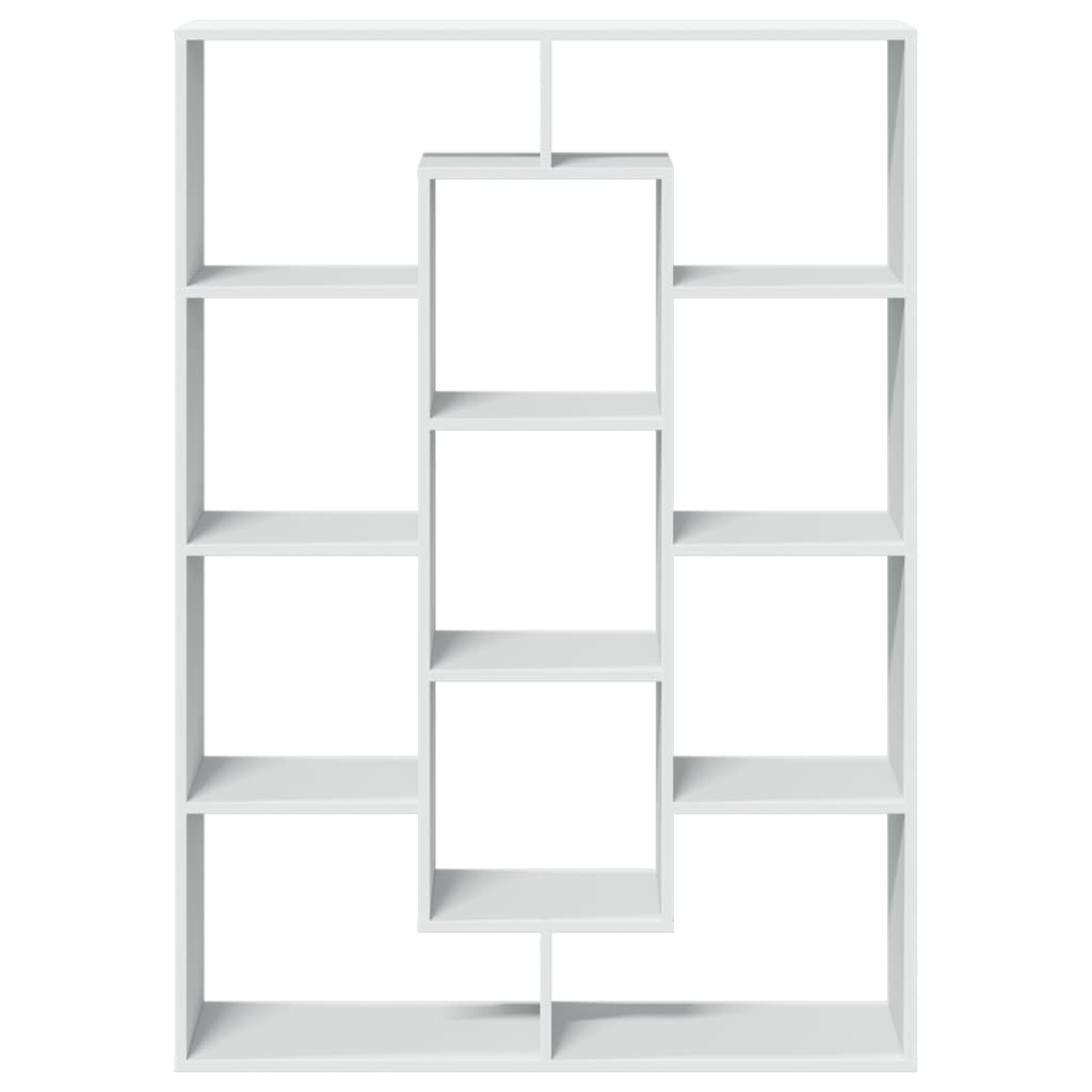 Boekenkast 102x29x143 cm bewerkt hout wit is nu te koop bij PeponiXL, paradijselijk wonen!