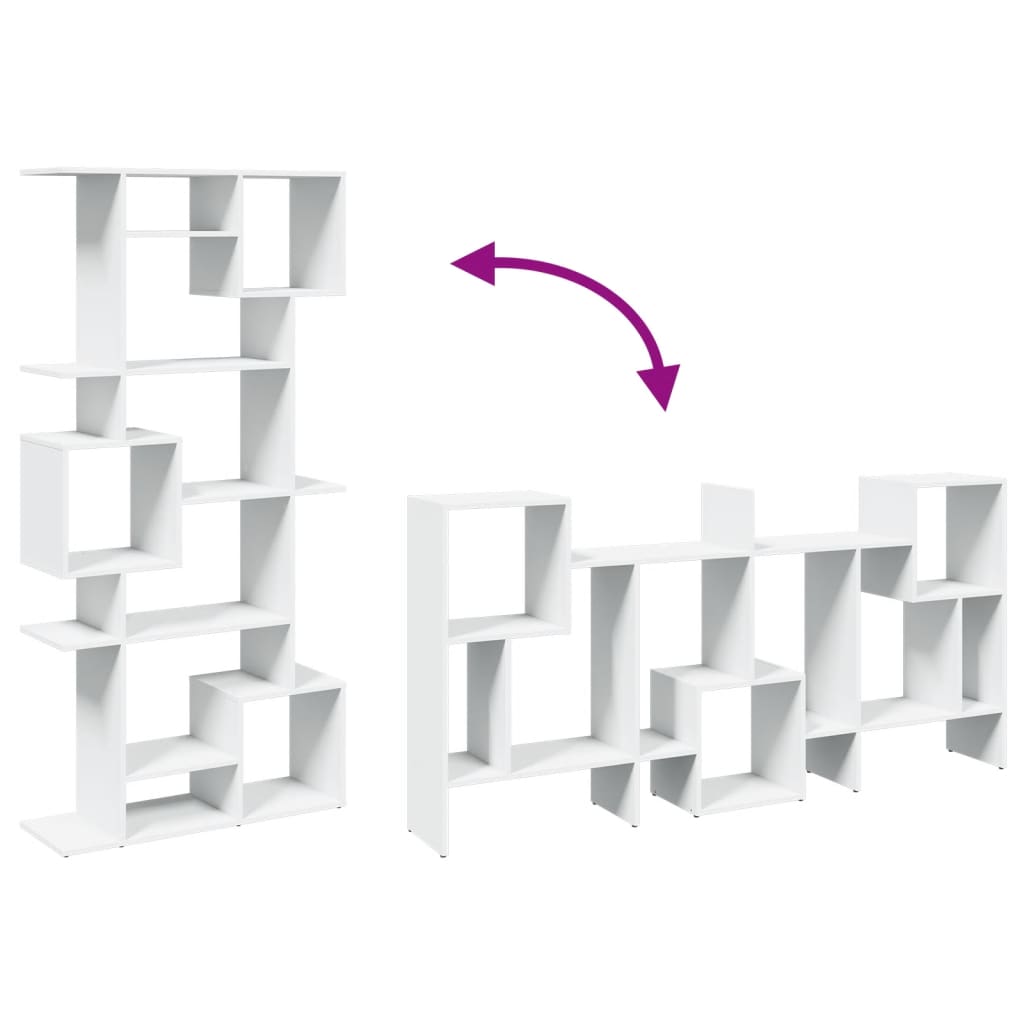 Boekenkast 92x29x188 cm bewerkt hout wit is nu te koop bij PeponiXL, paradijselijk wonen!