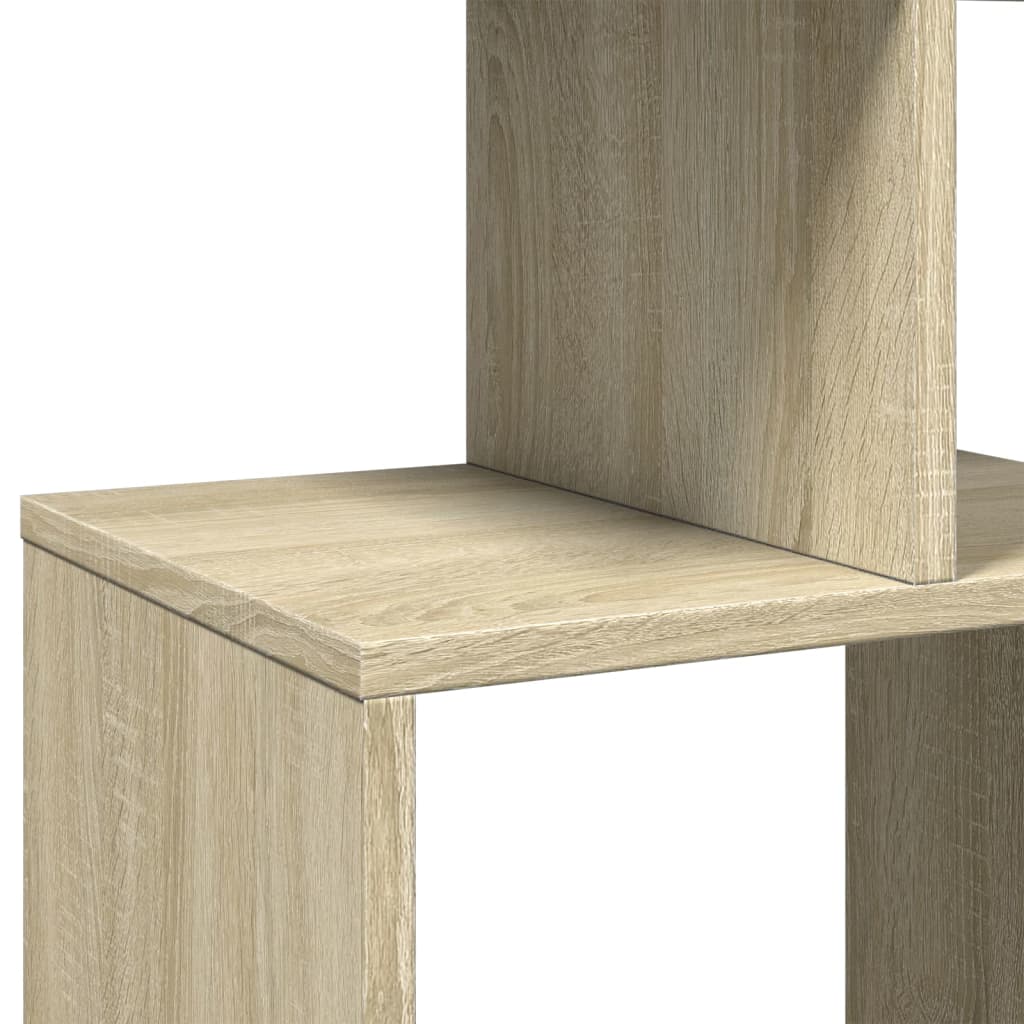 Boekenkast 92x29x188 cm bewerkt hout sonoma eikenkleurig is nu te koop bij PeponiXL, paradijselijk wonen!