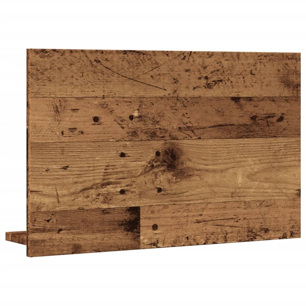 Badkamerspiegelkast 60x11x37 cm bewerkt hout oud houtkleurig is nu te koop bij PeponiXL, paradijselijk wonen!
