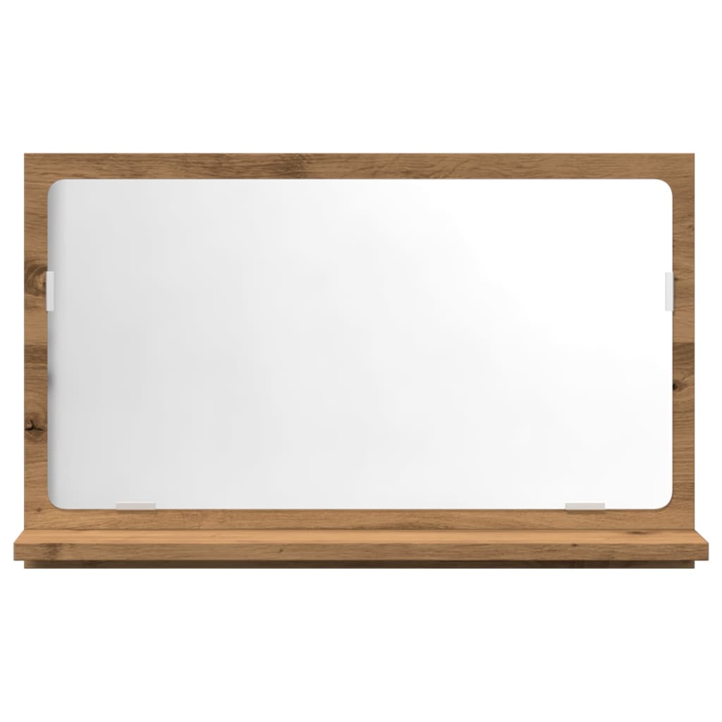 Badkamerspiegelkast 60x11x37 cm bewerkt hout artisanaal eiken is nu te koop bij PeponiXL, paradijselijk wonen!